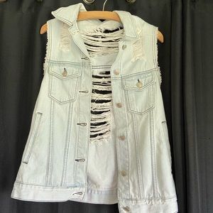Denim vest